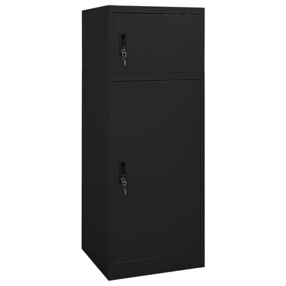 Saddle Cabinet | Black | Steel | Large | Height-Adjustable Shelves
