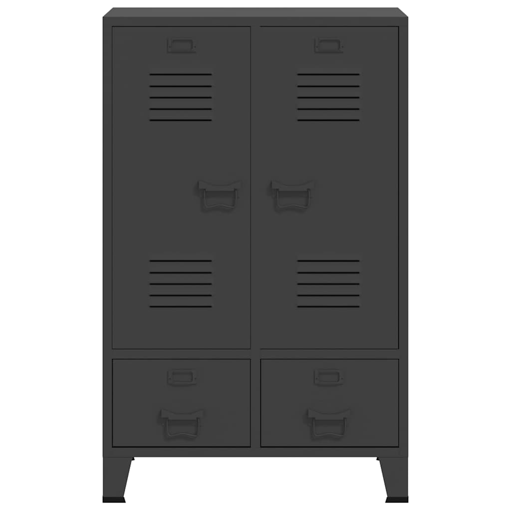 Industrial Wardrobe Anthracite 26.4"x13.8"x42.1" Steel