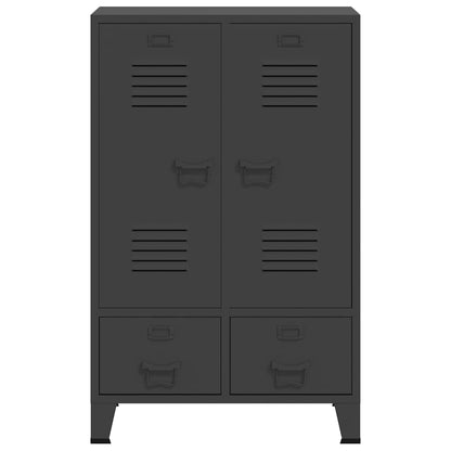 Industrial Wardrobe Anthracite 26.4"x13.8"x42.1" Steel