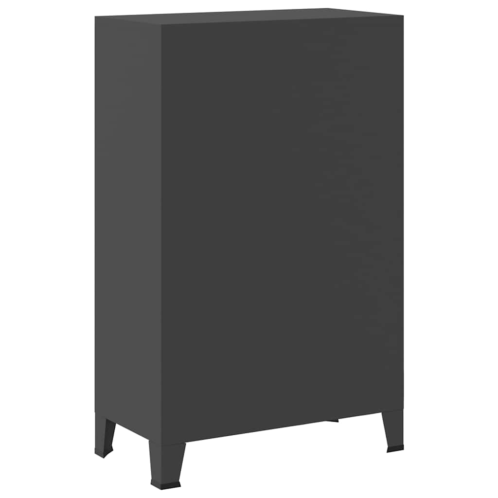 Industrial Wardrobe Anthracite 26.4"x13.8"x42.1" Steel