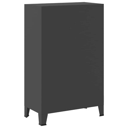 Industrial Wardrobe Anthracite 26.4"x13.8"x42.1" Steel