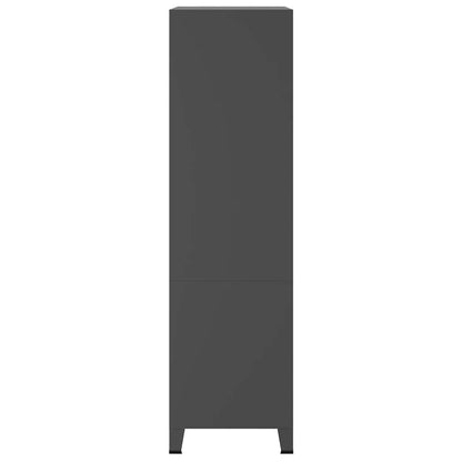 Industrial Wardrobe Anthracite 90x50x180 cm Metal