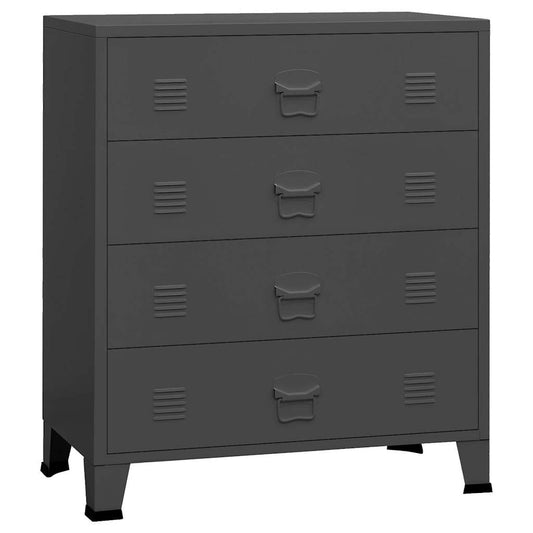 Drawer Cabinet | Anthracite | Metal | Medium | Drawer Cabinet