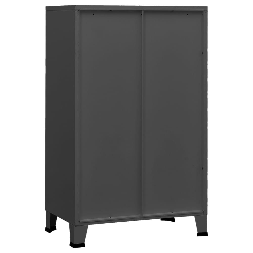 Industrial Storage Chest Anthracite Metal