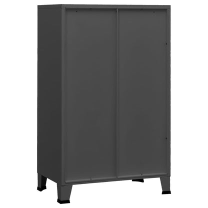 Industrial Storage Chest Anthracite Metal