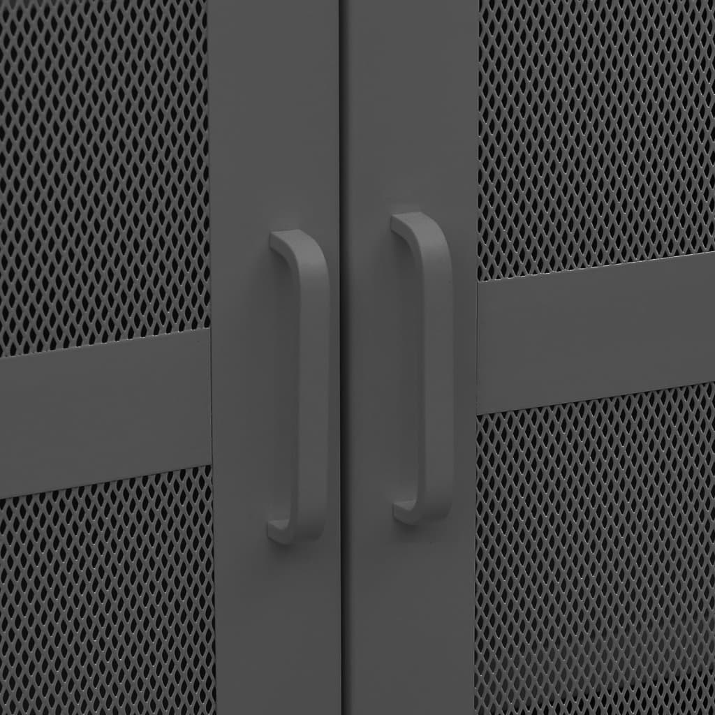 Industrial Storage Chest Anthracite Metal