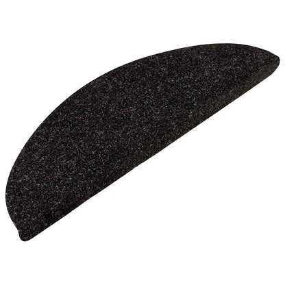 136389 vidaXL Stair Mats Self-adhesive 15 pcs 56x17x3 cm Anthracite