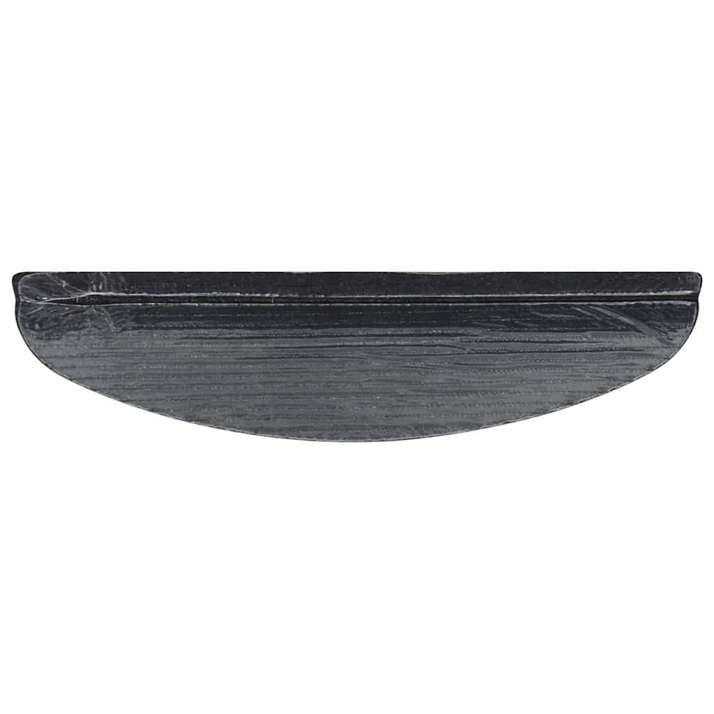 136389 vidaXL Stair Mats Self-adhesive 15 pcs 56x17x3 cm Anthracite