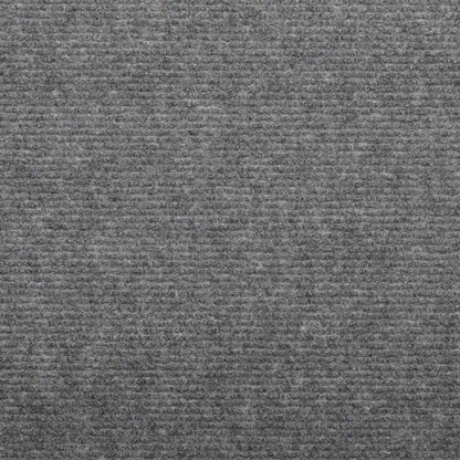 136397 vidaXL Stair Mats Self-adhesive 15 pcs 65x22,5x3,5 cm Grey