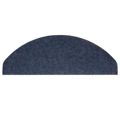 136399 vidaXL Stair Mats Self-adhesive 15 pcs 65x22,5x3,5 cm Blue