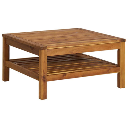 10 Piece Patio Lounge Set with Cushion Solid Acacia Wood