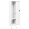 Locker Cabinet White 38x45x180 cm Steel