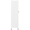 Locker Cabinet White 38x45x180 cm Steel