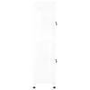 Locker Cabinet White 38x45x180 cm Steel