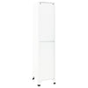 Locker Cabinet White 38x45x180 cm Steel