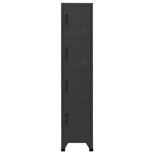 Locker Cabinet | Anthracite | Steel | Tall | Locker Cabinet | Rectangular