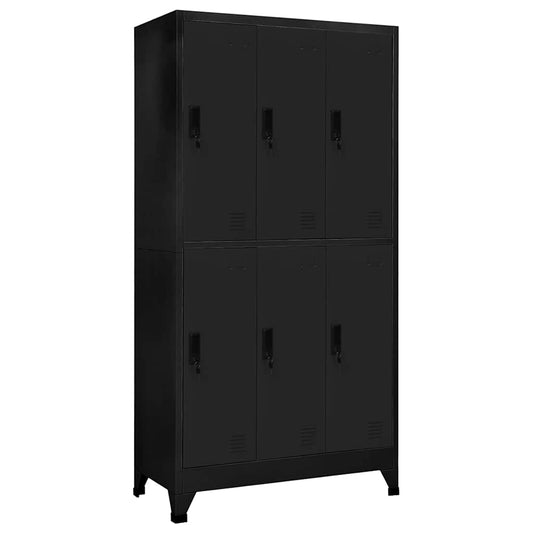 Locker Cabinet | Black | Steel | Large | Locker Cabinet | Rectangular