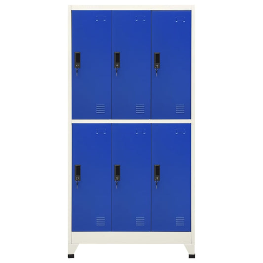 Locker Cabinet | Grey and Blue | Steel | Medium | Locker Cabinet