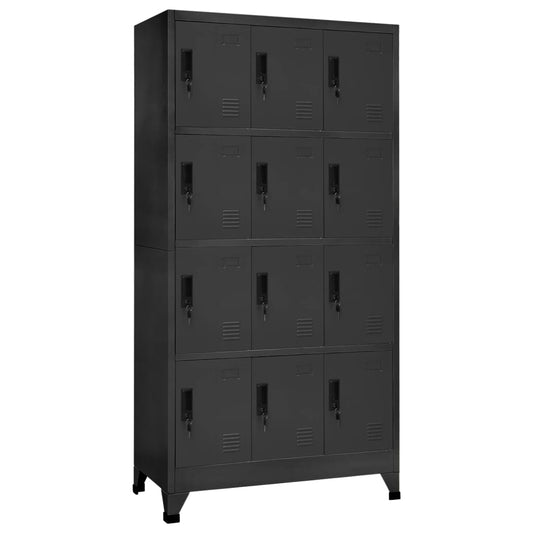 Locker Cabinet | Anthracite | Steel | Large | Locker Cabinet