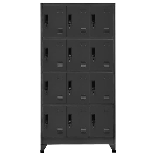 Locker Cabinet | Anthracite | Steel | Large | Locker Cabinet
