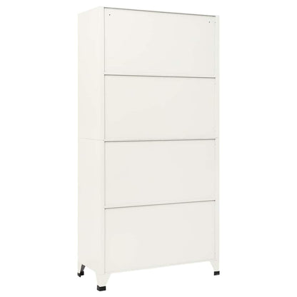 Locker Cabinet Grey and Blue 90x45x180 cm Steel