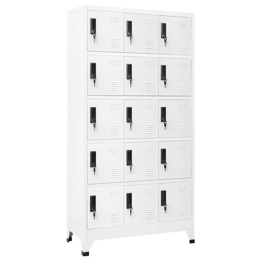 Locker Cabinet | White | Steel | Large | Locker Cabinet | Rectangular
