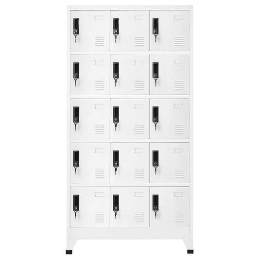 Locker Cabinet | White | Steel | Large | Locker Cabinet | Rectangular