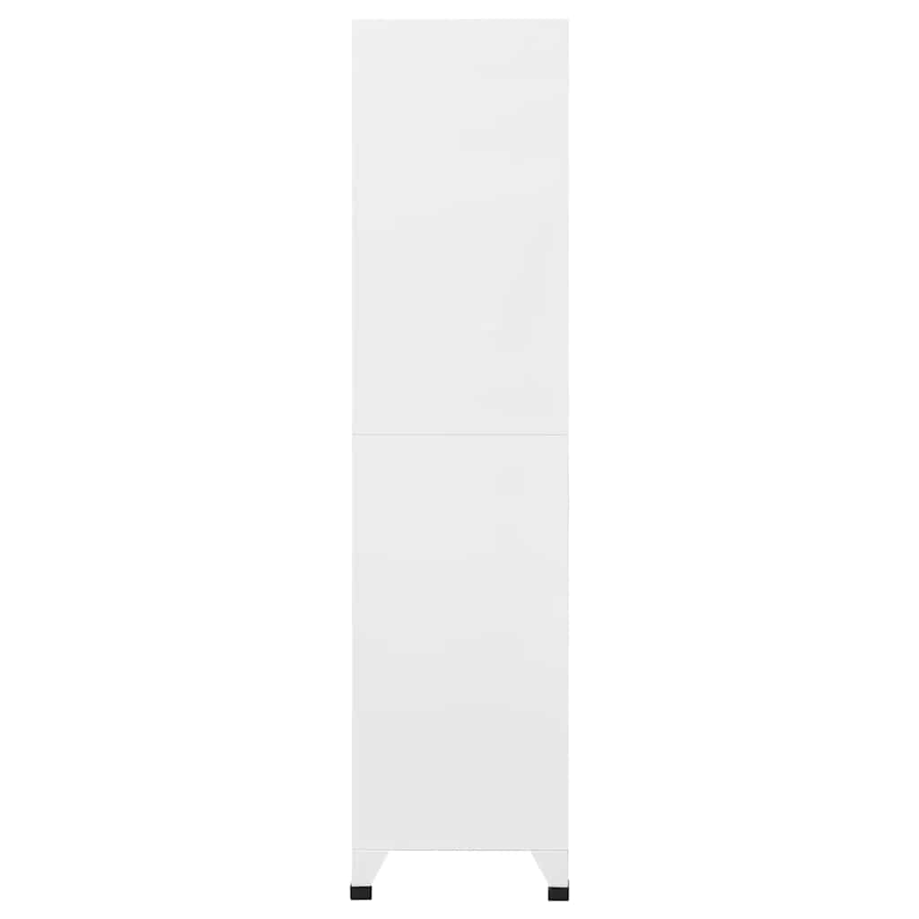 Locker Cabinet Light Grey 90x40x180 cm Steel