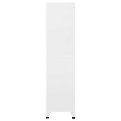 Locker Cabinet Light Grey 90x40x180 cm Steel