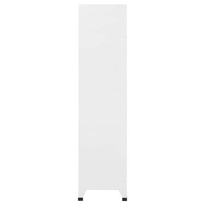 Locker Cabinet Light Grey and Dark Grey 90x40x180 cm Steel
