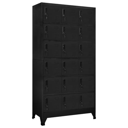 Locker Cabinet Black Steel Large Locker Cabinet Rectangular