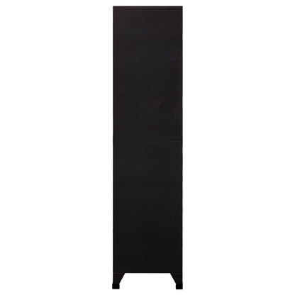 Locker Cabinet Black Steel Large Locker Cabinet Rectangular