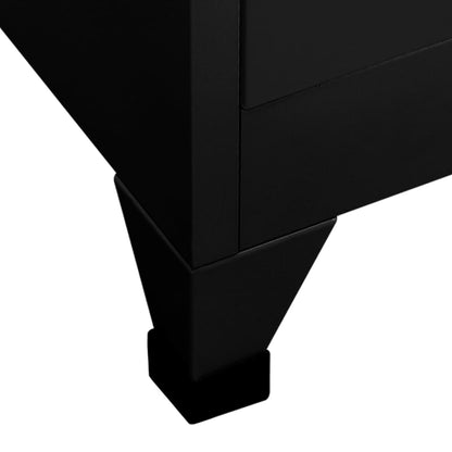 Locker Cabinet Black Steel Large Locker Cabinet Rectangular