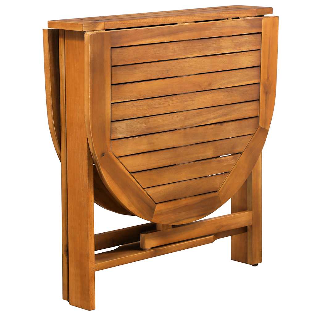 Dining Set | Natural wood | Solid Acacia wood | Set | Collapsible