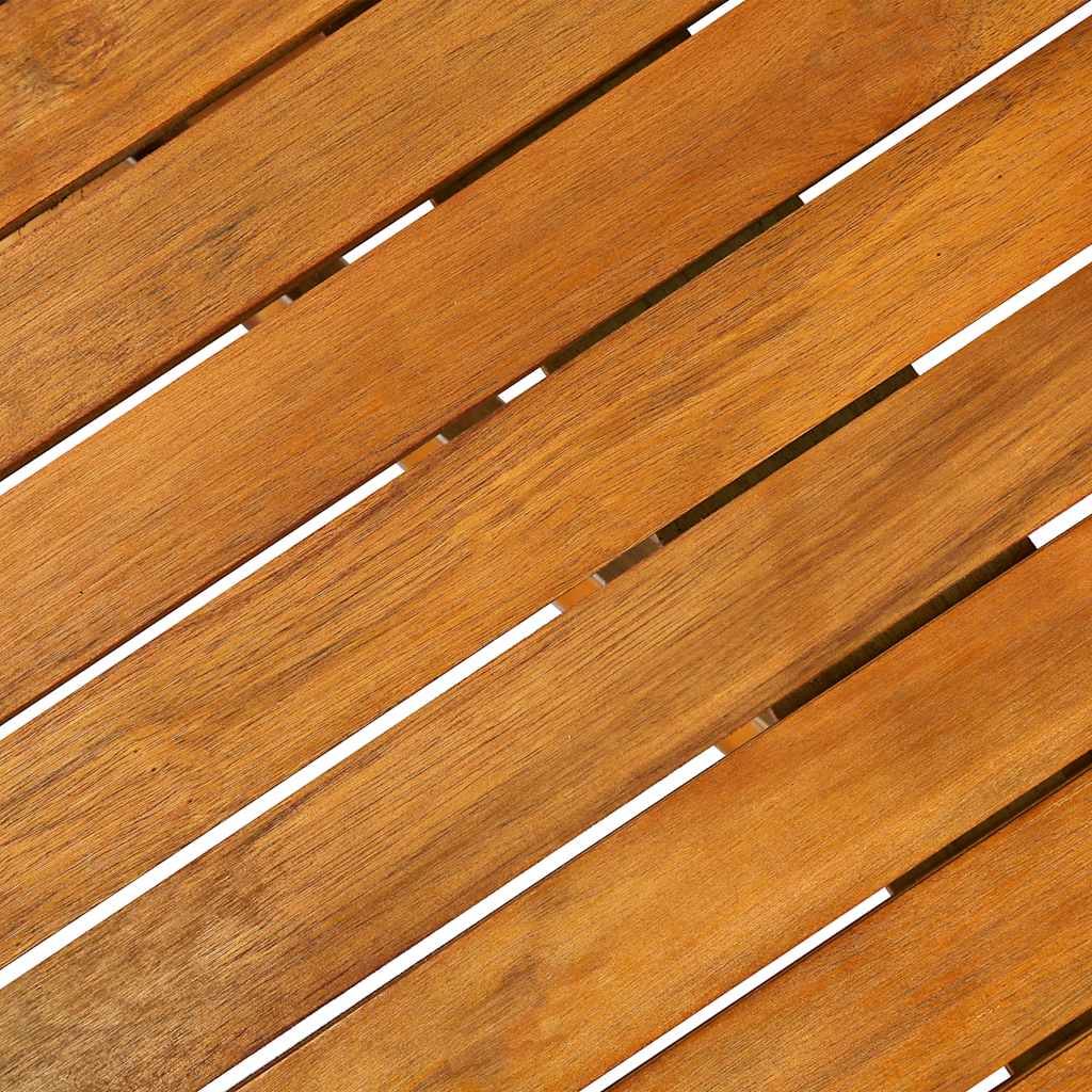 Dining Set | Natural wood | Solid Acacia wood | Set | Collapsible