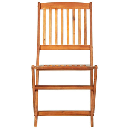 Dining Set | Natural wood | Solid Acacia wood | Set | Collapsible
