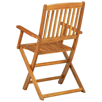 Dining Set | Acacia wood | Solid acacia wood | Large | Foldable