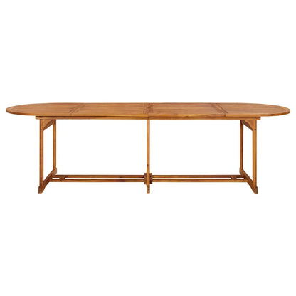 Dining Set | Acacia wood | Solid acacia wood | Large | Foldable