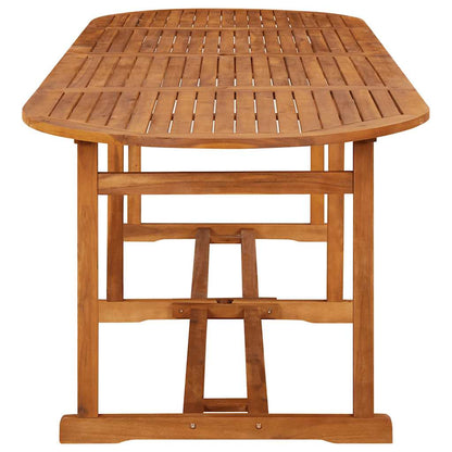 Dining Set | Wood | Solid Acacia Wood | Large | Foldable