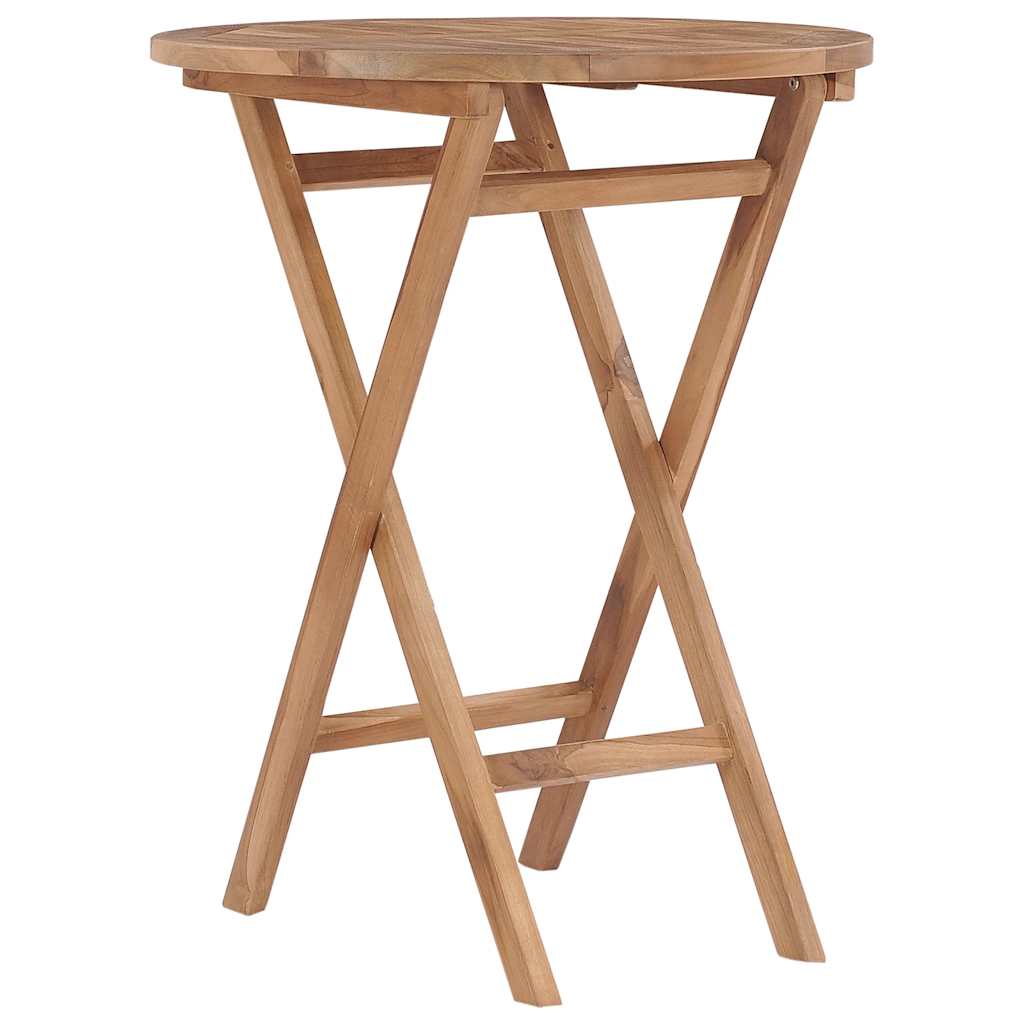 3 Piece Garden Dining Set Solid Wood Teak