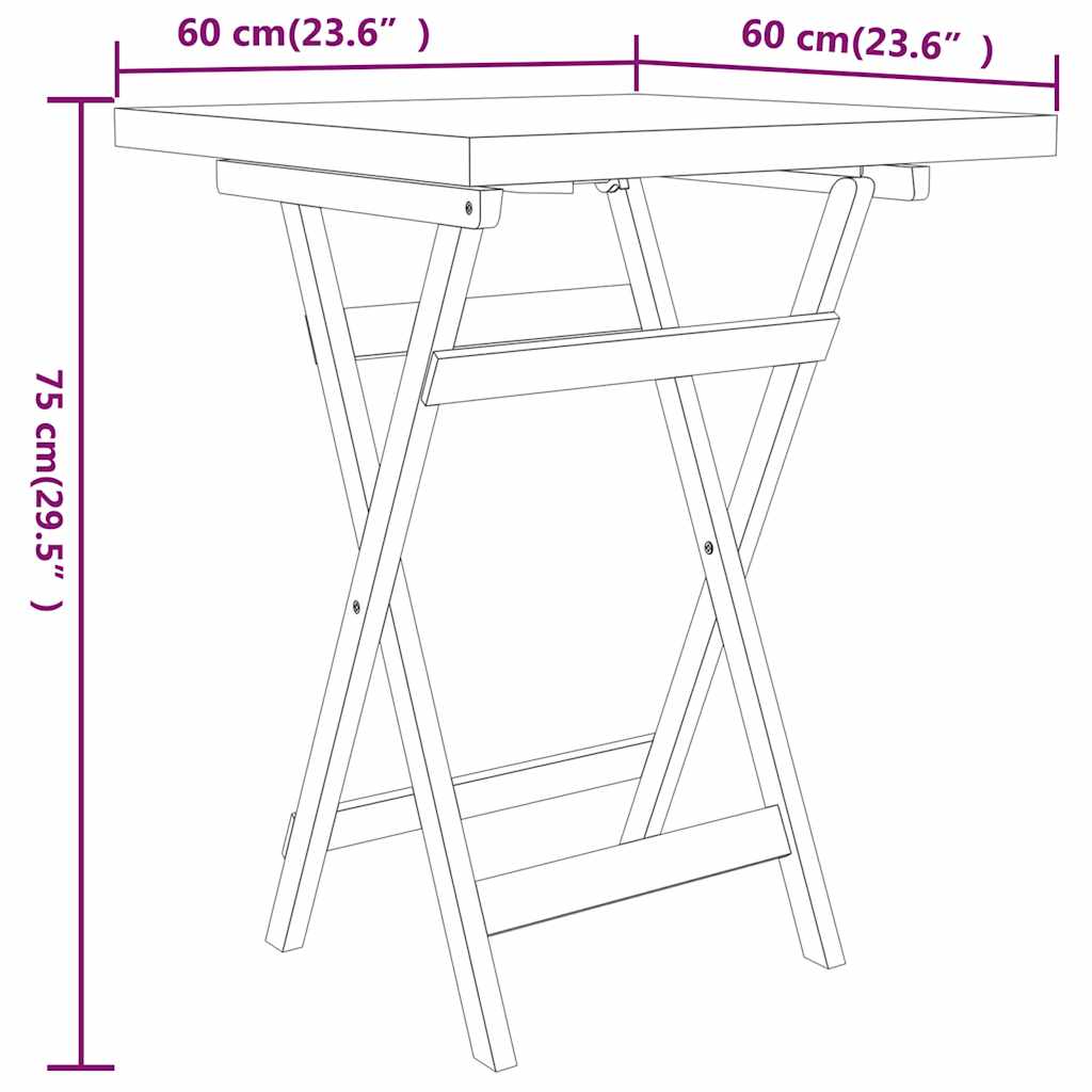 Garden Dining Set | Teak | Smoothly sanded teak hardwood | Medium