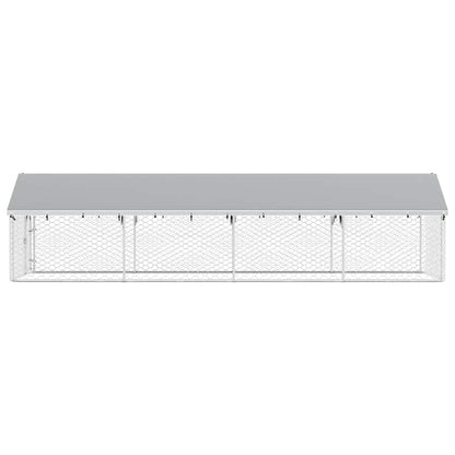 Outdoor Dog Kennel with Roof 600x200x150 cm