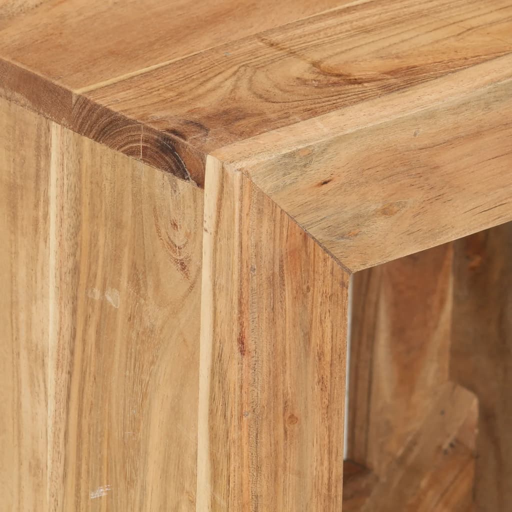 Stool 40x30x40 cm Solid Wood Acacia