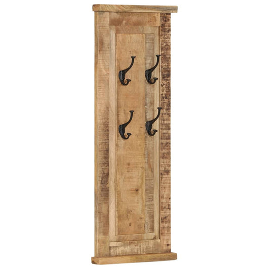 Coat Rack | Set of 2 | Brown | Solid mango wood | Medium