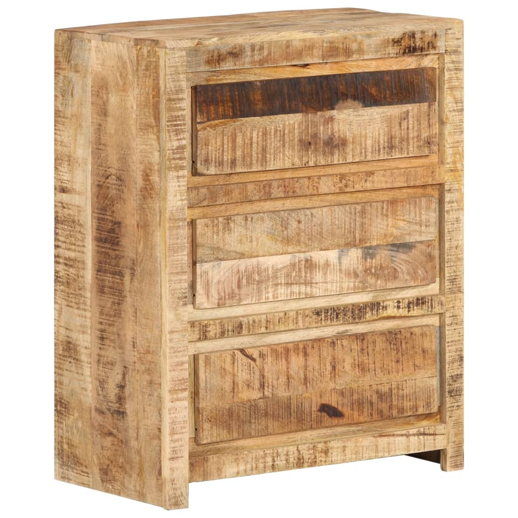 Drawer Cabinet 23.6"x13"x29.5" Solid Wood Mango