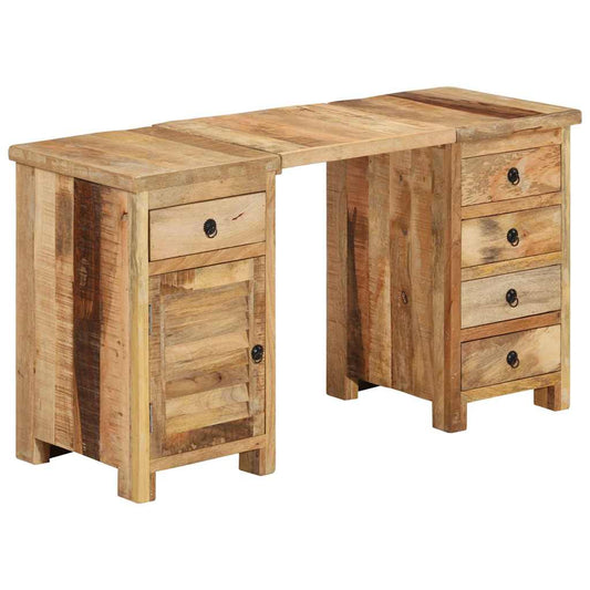 Desk | Natural Wood | Solid Mango Wood | Medium