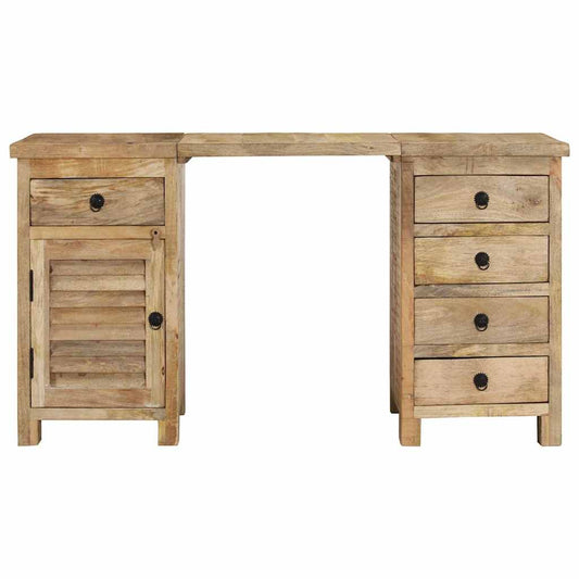 Desk | Natural Wood | Solid Mango Wood | Medium