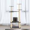 Cat Tree with Sisal Scratching Posts Dark Grey 110 cm