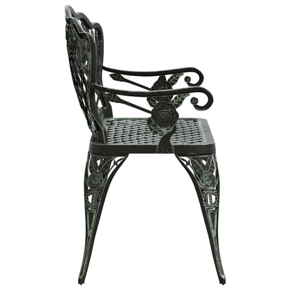 Garden Bench | Green | Cast aluminium | Medium | Durable | Garden Bench