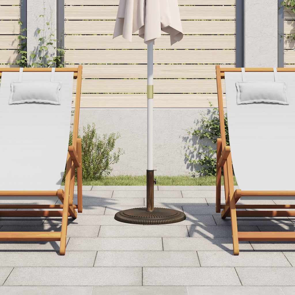Umbrella Base Bronze 45x45x30 cm Cast Iron